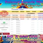 BUKTI JACKPOT SLOT MAHJONG WAYS 2 TERPERCAYA DI INDONESIA TGL 05-07-2024